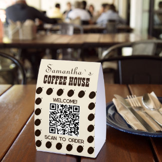 Coffee Bean Marken Geschäft Professionell  Tischaufsteller