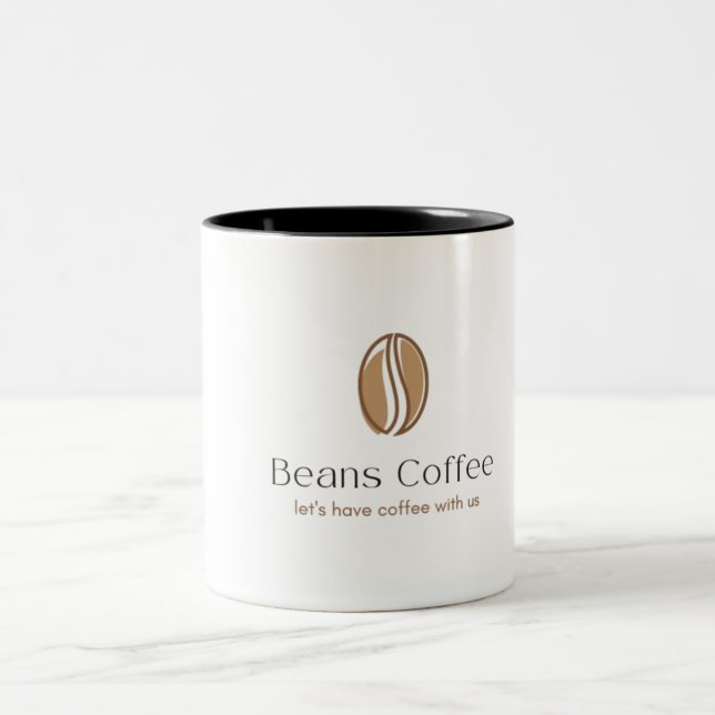Coffee Beans Mug – Let’s Have a Coffee With Us (Centre)