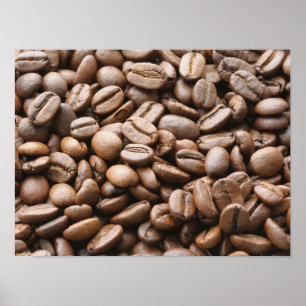 Coffee beans poster