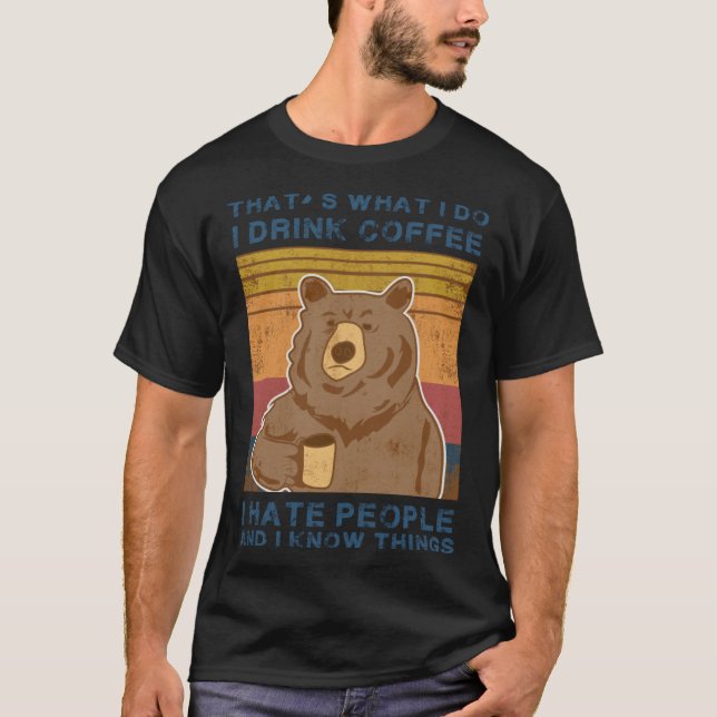 Coffee bear T-Shirt (Vorderseite)