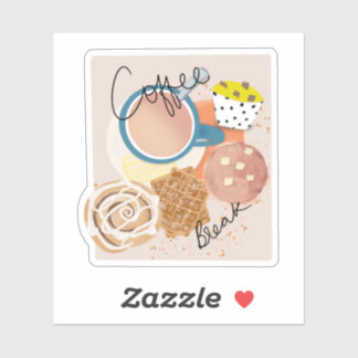 Coffee Break Aufkleber