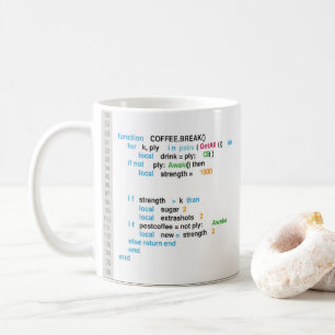 Coffee Break Coding Software Engineer Funny Kaffeetasse