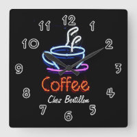 Coffee Café Neon Sign Personalisiert