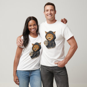 Coffee Cat Mood T‑Shirt T-Shirt
