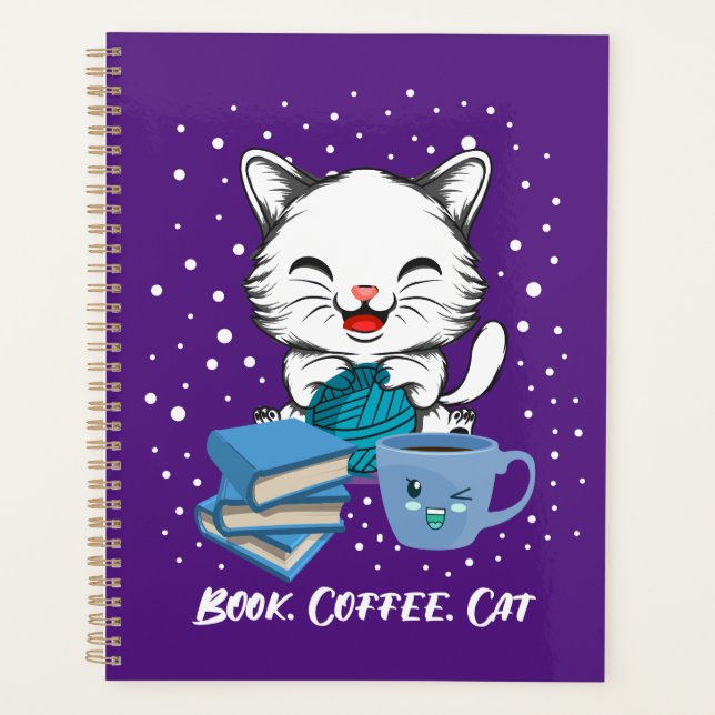 Coffee Cat Planner Planer (Vorderseite)