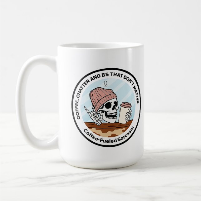 Coffee Chatter & BS Mug Kaffeetasse (Links)