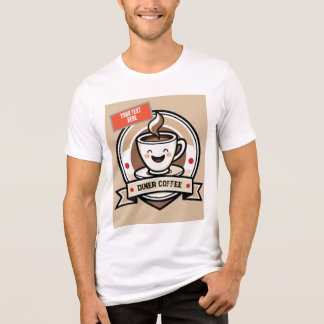 Coffee Club Cartoon – Liebenswerte individuelle Co Tri-Blend Shirt