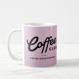 Coffee Club Tasse - lila Ober