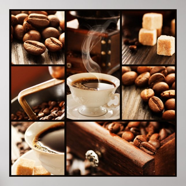 Coffee Collage Poster (Vorne)