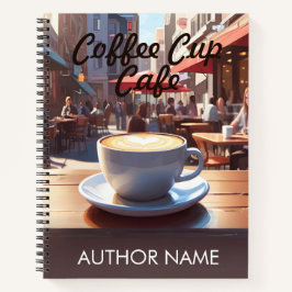 Coffee Cup Cafe Book Cover Inspiration Notebook Notizbuch