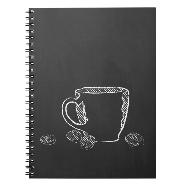 COFFEE CUP CHALK NOTIZBLOCK (Vorderseite)