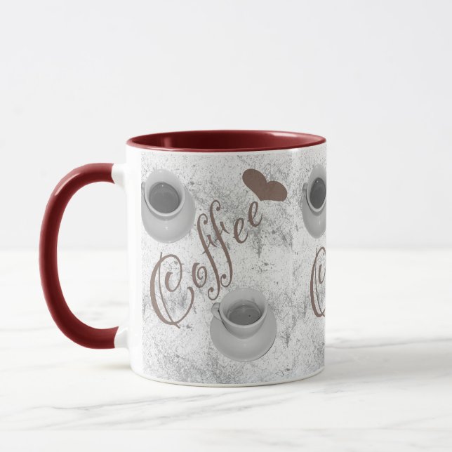 Coffee Cup Design - Perfekt für Kaffeeliebhaber Tasse (Links)