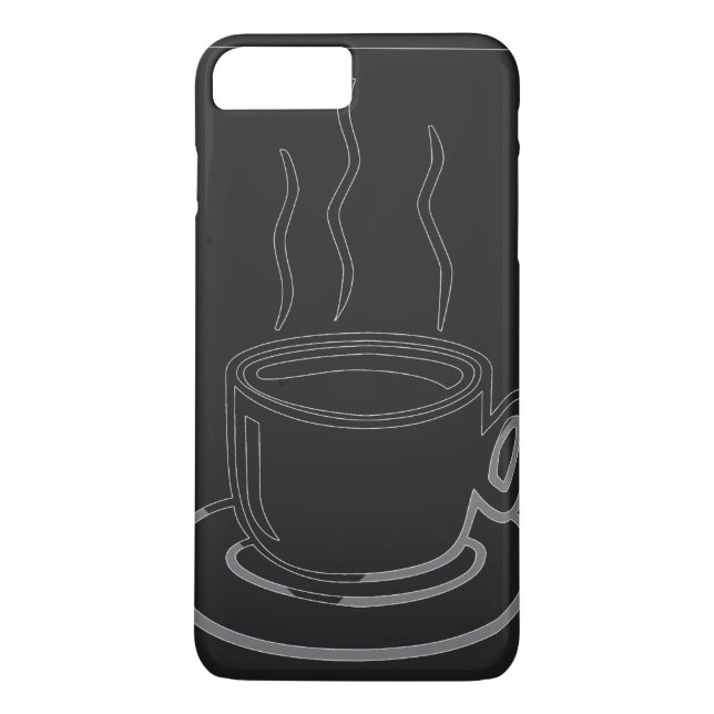 Coffee Cup Graphic Art Case-Mate iPhone Hülle (Rückseite)