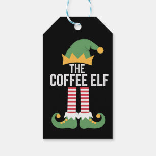 Coffee-Elfen-Familien-Matching-Gruppe Weihnachten Geschenkanhänger