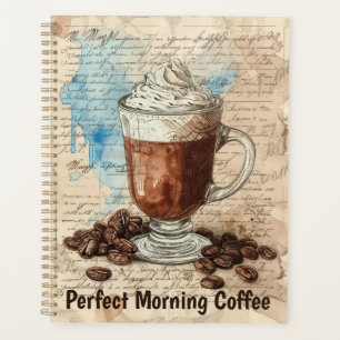 Coffee Ephemera Aquarelle Collage