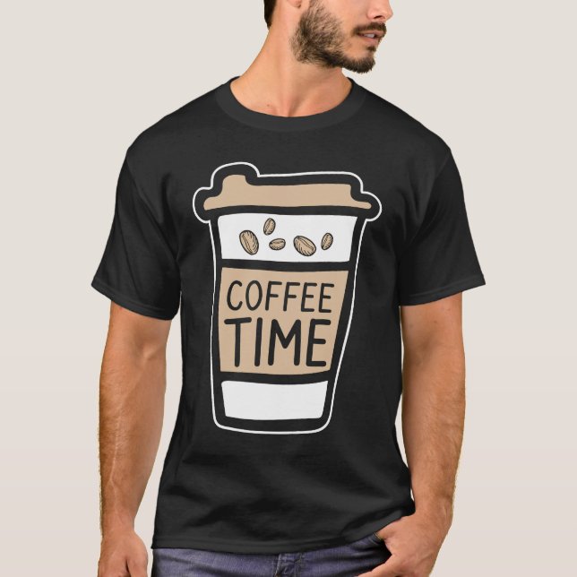 Coffee  Espresso Barista Cappuccino Grandpa T-Shirt (Vorderseite)