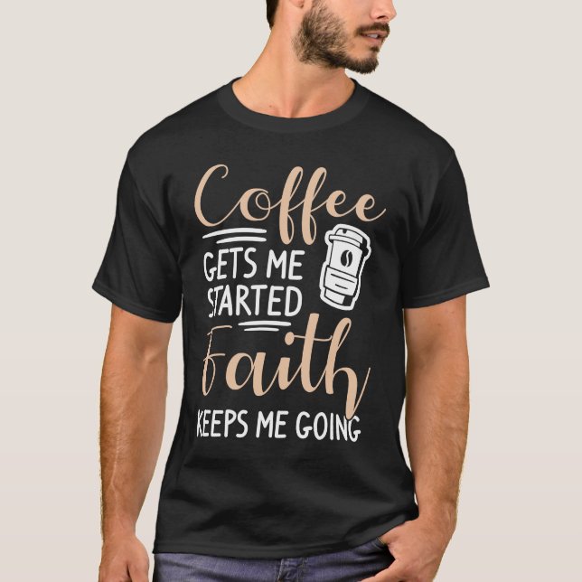 Coffee  Espresso Barista Cappuccino Latte T-Shirt (Vorderseite)