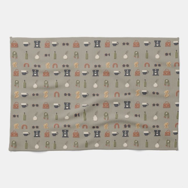 coffee fashion accessories and home decor geschirrtuch (Horizontal)