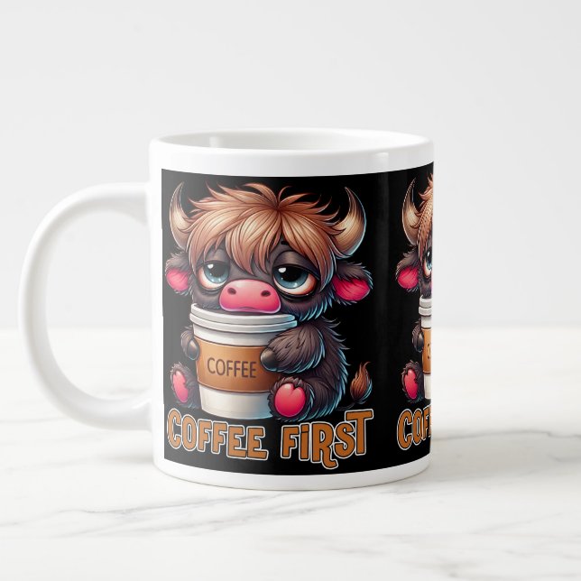 Coffee First  Jumbo-Tasse (Links)