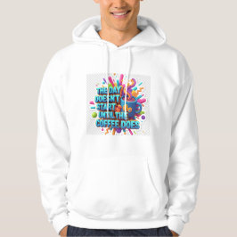 Coffee First Morning Sticker Hoodie