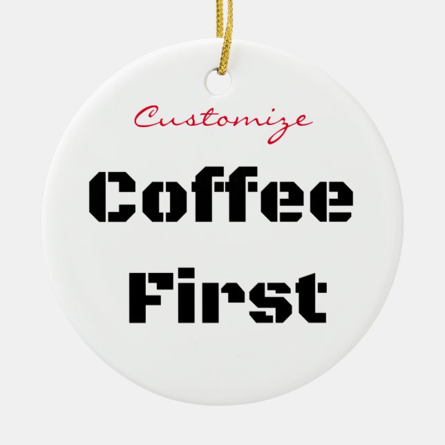 Coffee First Thunder_Cove Keramik Ornament (Vorne)