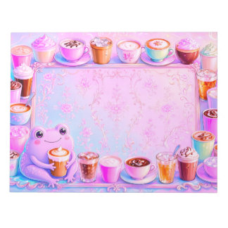 Coffee Frosch Notizblock
