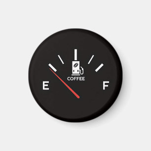 Coffee Gage Magnet - Funny Coffee Lovers Gift