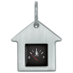 Coffee Gage Pet Tag - Fun Tag für Kaffeeliebhaber" Tiermarke