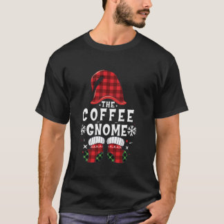 Coffee Gnome Buffalo Kariert passende Familien Wei T-Shirt