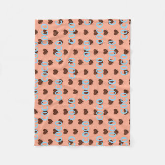 Coffee Heart Fleecedecke