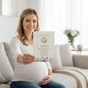 Coffee Herz Latte Baby Boy Braut Einladung
