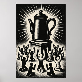 Coffee Is My Religion – Worship Coffee Poster