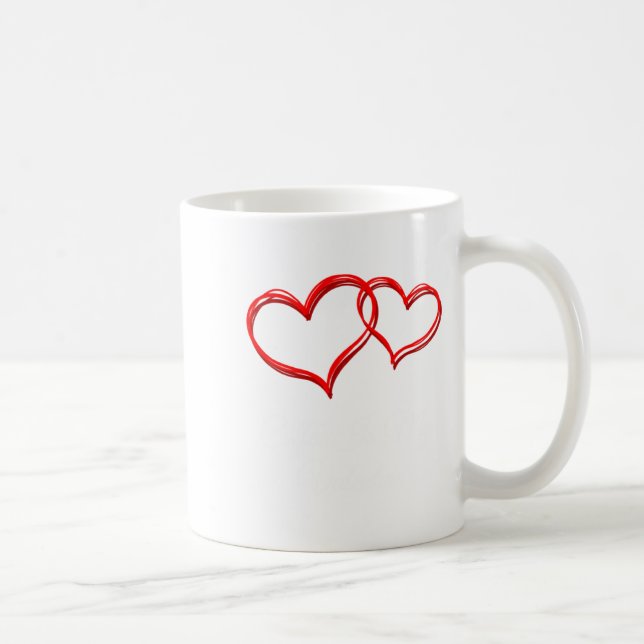 Coffee Is My Valentine Valentines Day Humor 1  Kaffeetasse (Rechts)