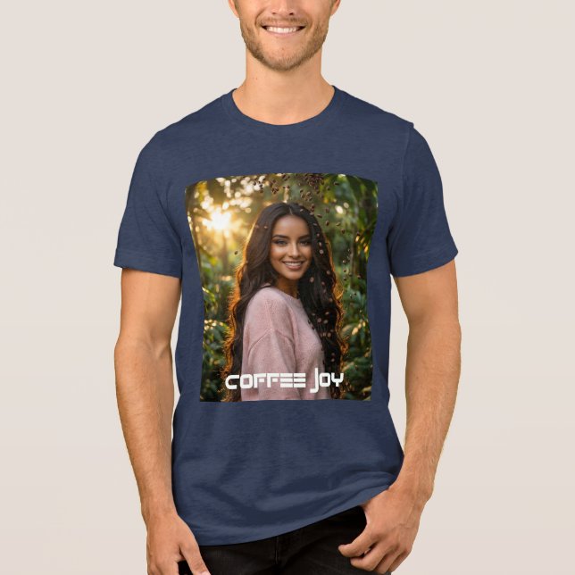 COFFEE JOY Tri-Blend SHIRT (Vorderseite)