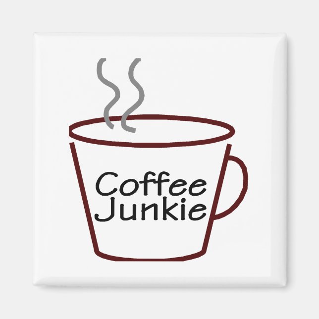 Coffee Junkie Magnet (Vorne)