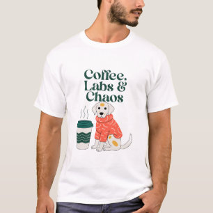 Coffee Labs und Chaos Shirt - Lustiger Labrador Hu