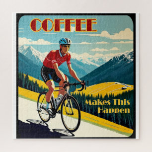 Coffee lässt das Radfahren geschehen