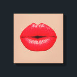 Coffee lips küssen Kuss Pop Art Leinwanddruck<br><div class="desc">Ein Pop Art Bild von hellroten Krümellippen,  die vor einem küss-farbenen Hintergrund küssen. Dieses Design wird von Pop,  Moderne,  Grafik,  Hipster-Kultur inspiriert und ist sicher ein Statement-Stück in Ihrer Zuhause</div>