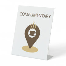 Coffee Location Icon - Begrüßungszeichen