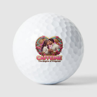 Coffee Lover Daily Ritual Sticker Golfball