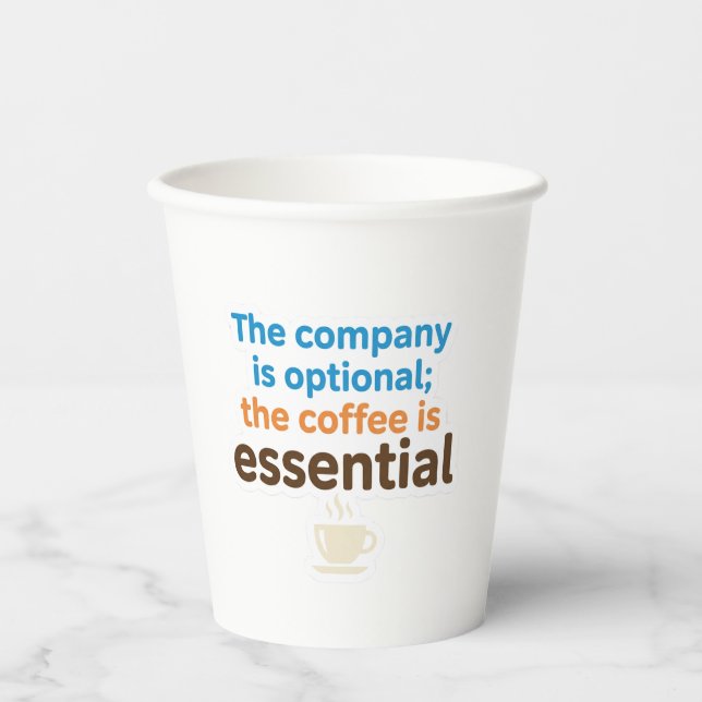 Coffee Lover Daily Ritual Sticker Pappbecher (Vorderseite)