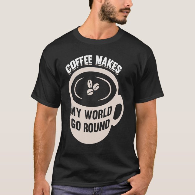 Coffee Lover Espresso Barista Cappuccino Latte Art T-Shirt (Vorderseite)