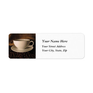 Coffee Lover Étiquettes de adresse