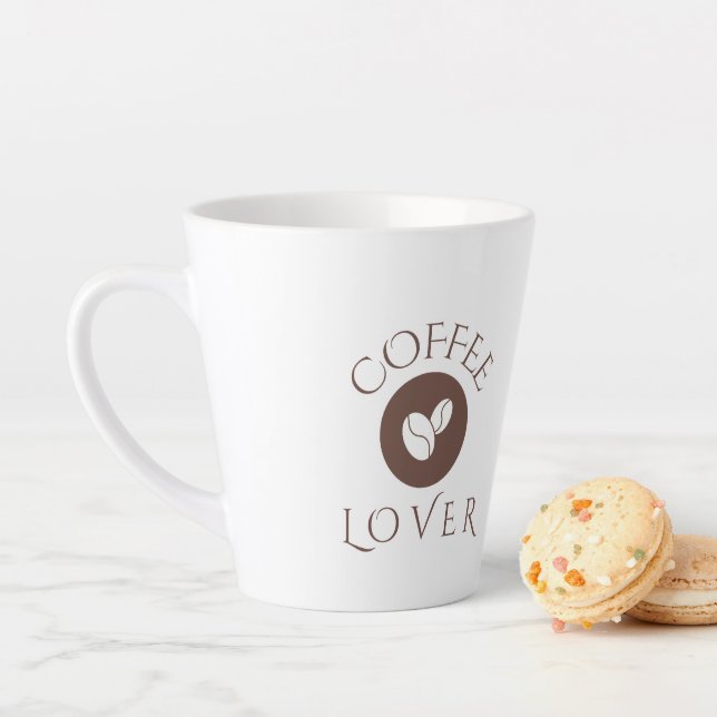 Coffee Lover Throw Pillow – Cozy Home Décor Gift Milchtasse (Beispiel)