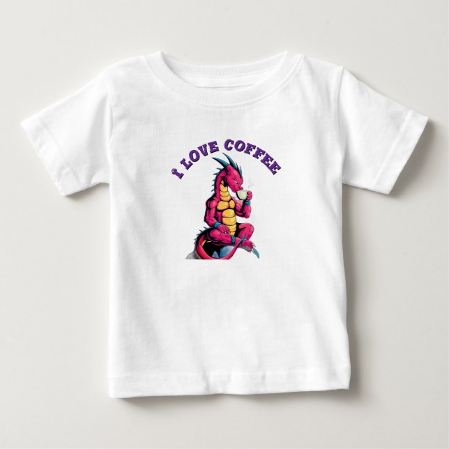 Coffee lovers baby bodysuit baby t-shirt (Vorderseite)