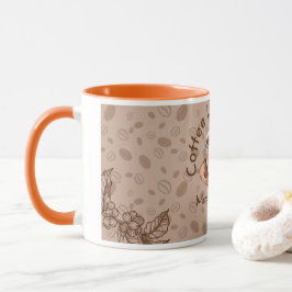 Coffee Lovers Club Mentale Energie Zitat Wraparoun Tasse