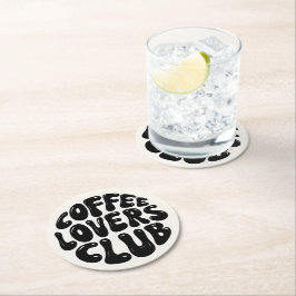 Coffee Lovers Club Runde Untersetzer