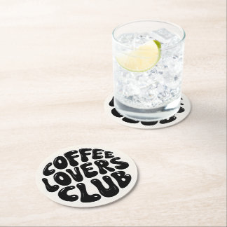 Coffee Lovers Club Runde Untersetzer