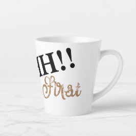 Coffee Lovers' Secret Code: Shhhh!! Kaffee zuerst Milchtasse
