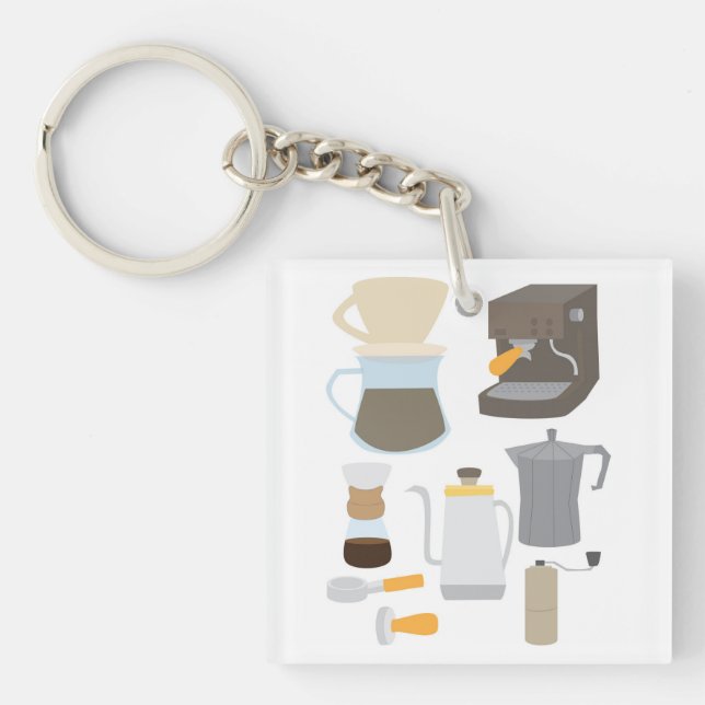 Coffee Maker Tools Schlüsselanhänger (Vorderseite)